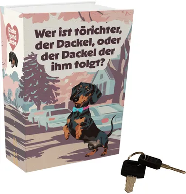 Produktbild von Dachshundliebe Booksafe