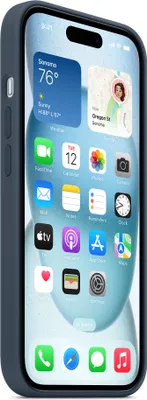 Produktbild von Apple MT0N3ZM/A, Cover, Apple, iPhone 15, 15,5 cm (6.1"), Navy