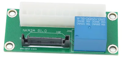 Image de Adaptateur d'alimentation multiple, synchronisation d'alimentation ATX, carte de démarrage à double alimentation 24 broches pour alimentation, carte graphique, interface SATA