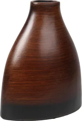 Zdjęcie produktu dla Wazon ceramiczny w kolorze brązowym 19x10x22 cm