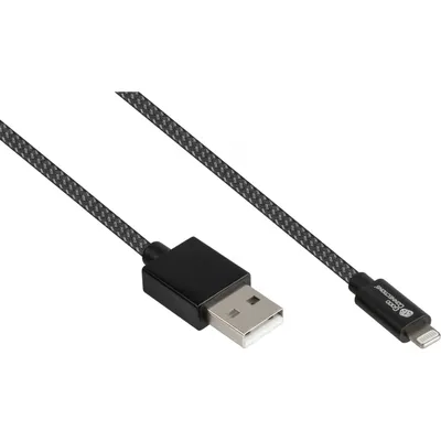 Immagine prodotto di Good Connections 2510-AL005S Good Connections USB2.0 Kabel A-Lightning MFI schw. 0,5m