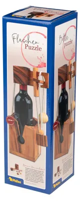 Produktbild von Philos Flaschenpuzzle aus Samena-Holz