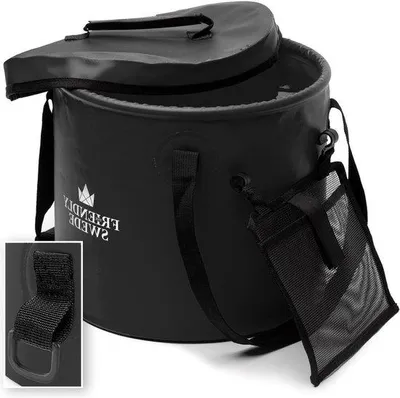 Image de Seaux de jardin pliables avec couvercle et sac