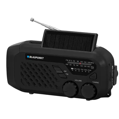 Produktbild von Blaupunkt Netz-/Akkufunk LED-Taschenlampe SOS-Anzeige, Antenne ER10