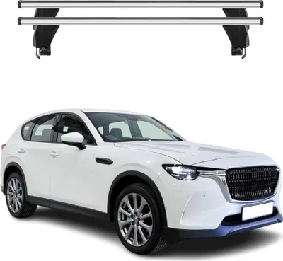 Produktbild von Menabo Dachträger Grundträger für Mazda CX-60 2022-2025 Alu Grau 2tlg