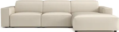 Produktbild von Emoebel24 Ecksofa Rechts 284x102x70cm Lucas Beige