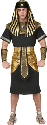 Produktbild von W WIDMANN MILANO Party Fashion - Pharaoh Kostüm Herren, ägyptisches Outfit mit Tunika und Zubehör für Karneval