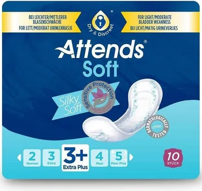 Image de Attends Soft 3 Extra Plus - 24 paquets de 10 protections