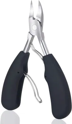 Image de Coupe-ongles ergonomique pour les ongles épais et les ongles incarnés - Acier inoxydable