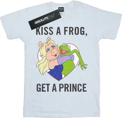 Produktbild von Disney - "The Muppets Kiss A Frog" T-Shirt für Herren BI51486 (XXL) (Weiß)