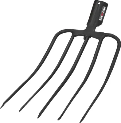 Produktbild von KOTARBAU® Forke 5 Zinken Heugabel Mistgabel Mistforke Gartengabel Gartenforke Dunggabel Spatengabel Gabel für Garten Drahtgabel für Garten und Landwirtschaft