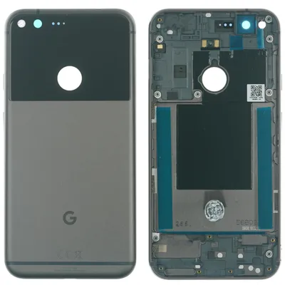 Produktbild von Google Pixel XL Backcover + Kameraglas, Schwarz