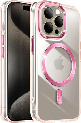 Produktbild von Avizar, MagSafe Hülle für Apple iPhone 15 Pro Cristal Color, Champagnerrosa