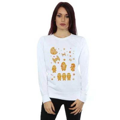 Produktbild von Star Wars - "Gingerbread Empire" Sweatshirt für Damen BI37901 (XXL) (Schwarz)