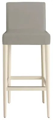 Produktbild von Colli Casa - Barhocker Taormina - Holzgestell Vinylbezug Tortora gepolstert H 104 cm