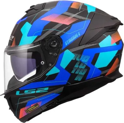 Produktbild von Ls2 Ff808 Stream Ii Mika 06 Integralhelm Schwarz XL Schwarz XL