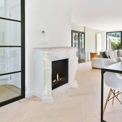 Immagine prodotto di Caminetto a etanolo Xaralyn - Louis BME-B - pietra naturale nera - riscaldamento a 3 kW - caminetto da incasso incluso - caminetto decorativo