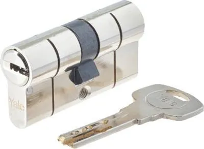Produktbild von Yale Doppelzylinder 2100, NGF, 30/30, Nickel satiniert