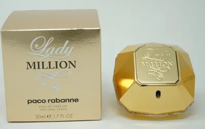 Obrázek produktu pro Rabanne Lady Million, Ženy, 50 ml, Neroli, Oranžová, Raspberry, Jasmín, Pomerančový květ, Med, Pačuli, Honey,Patchouli
