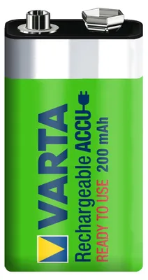 Produktbild von Varta POWER Akku E-Block 56722200mAhKartonware Tray56722101111 - Akku - 9V-Block