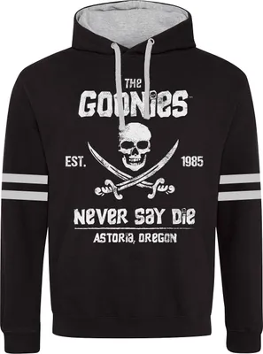 Obrázok produktu pre Goonies - Mikina s kapucňou "Never Say Die" pre mužov/dámy Uni HE805 (S) (Black)