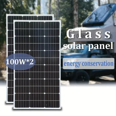 Obrázok produktu pre Solárne panely - Monokryštálové panely - 12V solárne panely - Solárne panely pre karavany - Solárne panely pre lode
