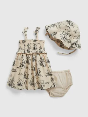 Produktbild von GAP Baby Leinenkleid mit Mütze 669843-00__18-24M
