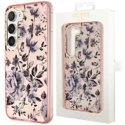 Produktbild von Guess Flower Collection - Samsung Galaxy S23+ Hülle (pink)