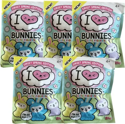 Produktbild von Topps - Bunnies - I love Bunnies - Sammelfiguren - 5 Tüten