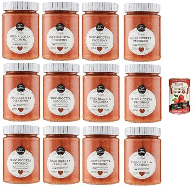 Produktbild von San Cassiano CASCINA Sugo Ricotta Pecorino Salsa italiana für Pasta 12 x 290g
