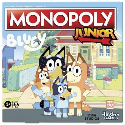 Image de MONOPOLY - Jeu de société Monopoly Junior édition Bluey - F5687101 - Multicolore
