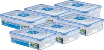 Imagen del producto de Lock & Lock - Contenedor hermético rectangular; 800 ml; modelo HPL816T