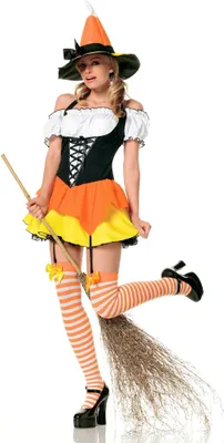 Produktbild von Hexe mini Kleid - Halloween Kostüm Damen Größe: XS