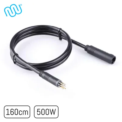 Obrázok produktu pre windmeile | Motorový kábel, vodotesný, 160 cm, pre 500W regulátor, 9-pinová zástrčka Higo, motorový kábel, E-Bike, Pedelec, elektrobicykel