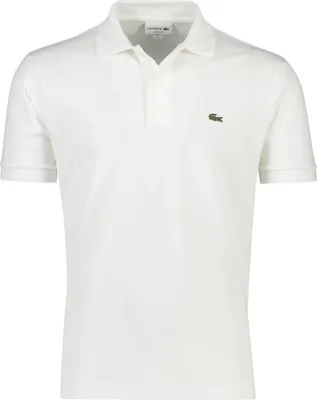 Immagine prodotto di Polos Hombre Del Marchio Lacoste Del Modello L1212 Short Sleeved Ribbed Collar S Bianco