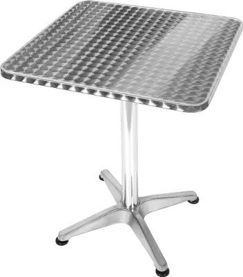 Produktbild von Gartentisch Stehtisch Stabil Aluminium Bistrotisch Höhenverstellbar 70-110cm