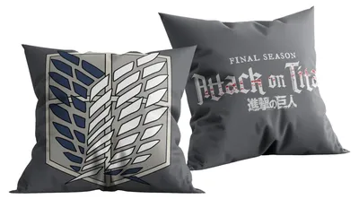 Imagen del producto de Almohada de "Attack on Titan" - Emblema del Cuerpo de Exploración