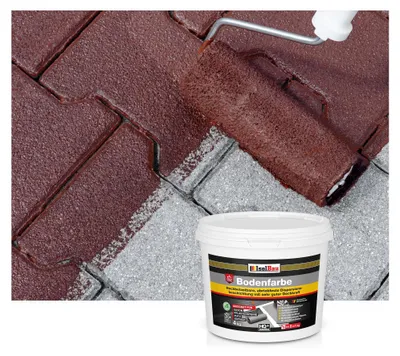 Produktbild von Isolbau Bodenfarbe Braun 4 kg Betonfarbe Bodenbeschichtung wasserfest