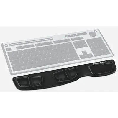 Produktbild von Fellowes 9183201, Gel, Polyurethan, Schwarz, 463,6 mm, 85,7 mm, 15,9 mm, 340 g