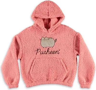 Produktbild von Pusheen Kapuzenpullover Damen Teddy Hoodie multicolor S