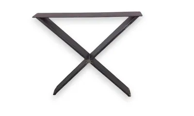 Produktbild von Tischbeine X 74x71cm, Profil 10x2cm, Rohe