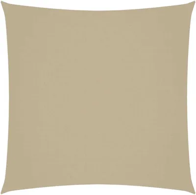 Image de vidaXL Voile d'ombrage Oxford Tissu Carré 3,6x3,6 m Beige