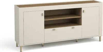 Produktbild von Minio, Kommode "ASSO 7", 177 cm, Kashmire Farbe / Whisky Eiche