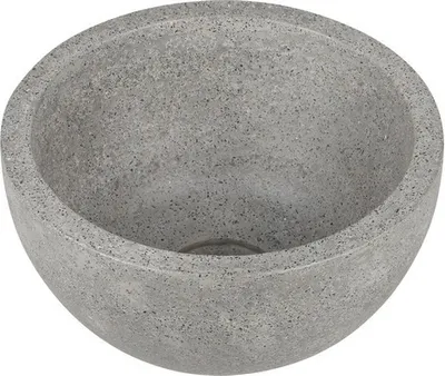 Obrázok produktu pre Umývadlo na dosku Differnz Ruz prírodný kameň sivá 23 x 23 x 12 cm 36,102,12