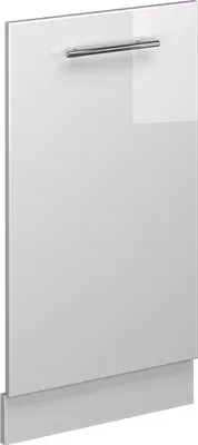 Produktbild von Geschirrspülblende Vicco Fame-Line Weiß Hochglanz 45 cm ohne Arbeitsplatte, Model 54295