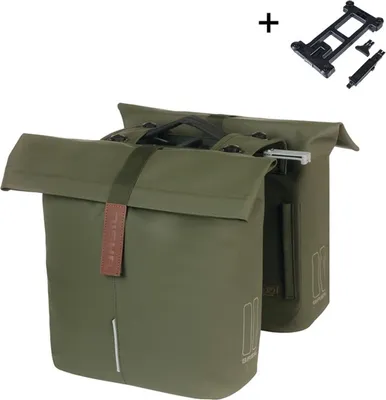 Produktbild von Basil City Double Pannier Bag MIK 2.0 - 28-32 Liter Doppeltasche - Doppelpack....