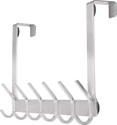 Produktbild von Famanu Türhaken 12 Haken - Edelstahl, 4,5 cm Türhaken