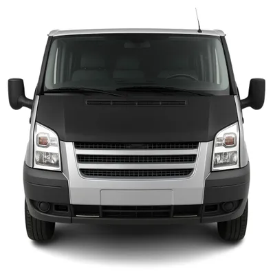Image de Protège Capot pour Ford Transit 2006-2014 Masque de voiture vinyle Noir complète