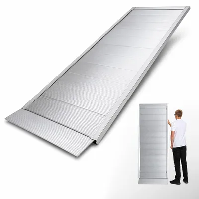 Produktbild von TRUTZHOLM 1x Auffahrrampe extrabreit 78 cm Traglast 600 kg Länge 214 cm Eventrampe geriffelt