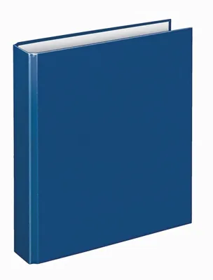 Produktbild von Ringbuch Basic A5 PP kaschiert 4-D-Ring-Mechanik 25mm blau Packung mit 10 Stück